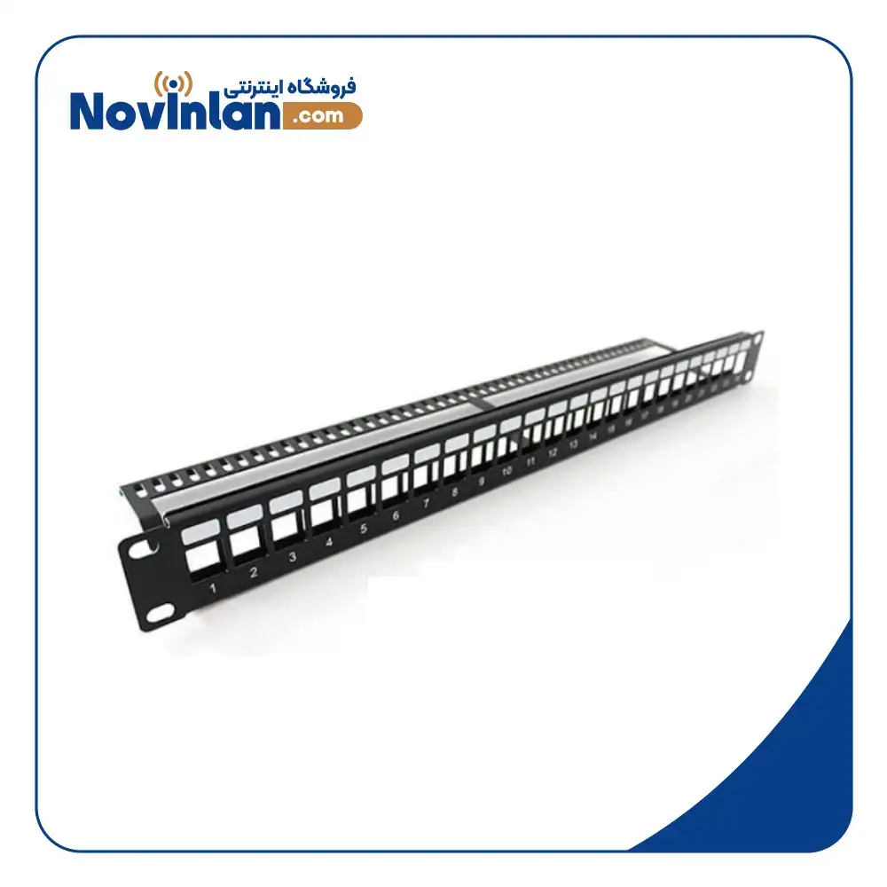 پچ پنل شبکه 24 پورت آنلودد HPro