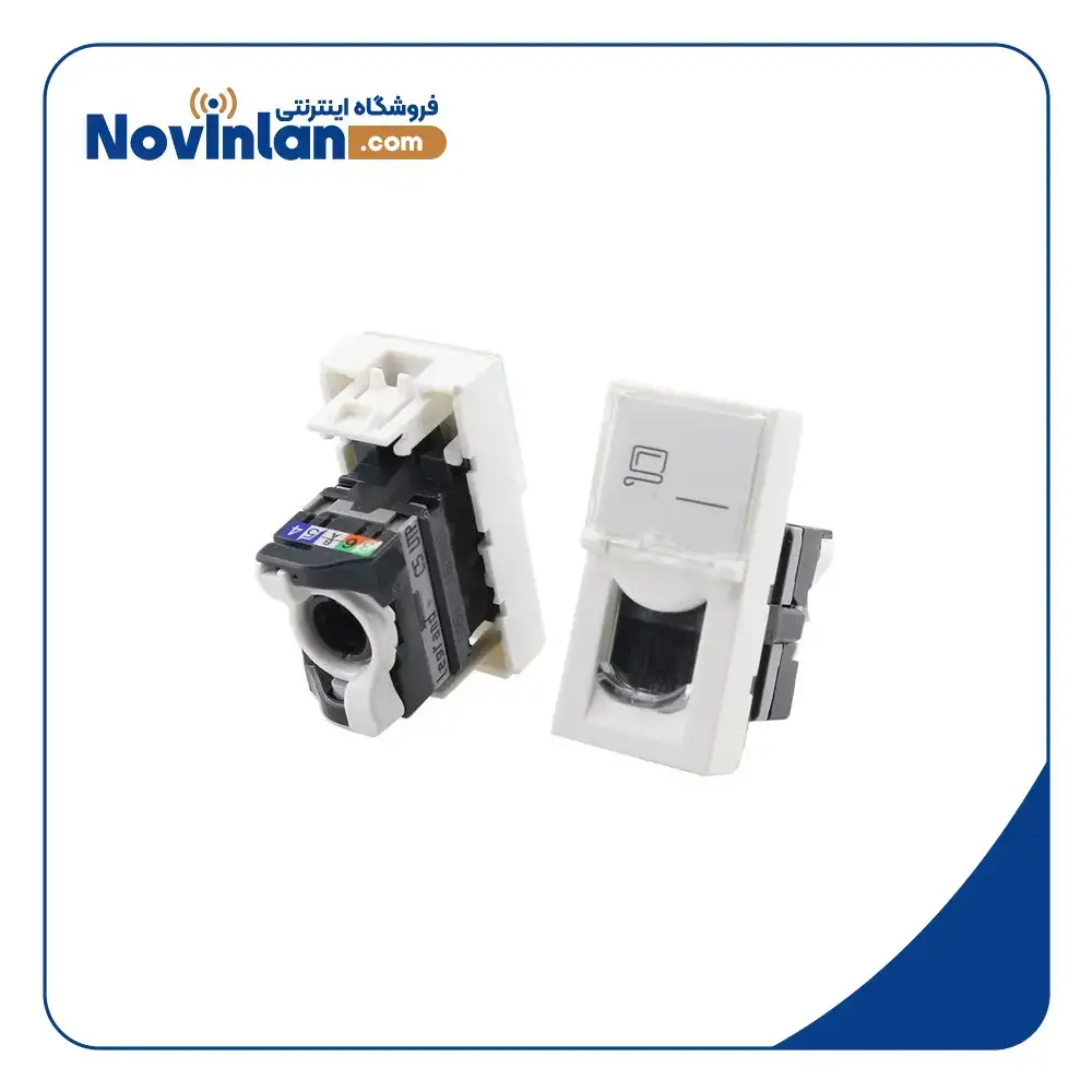 کیستون شبکه لگراند CAT6 UTP باریک