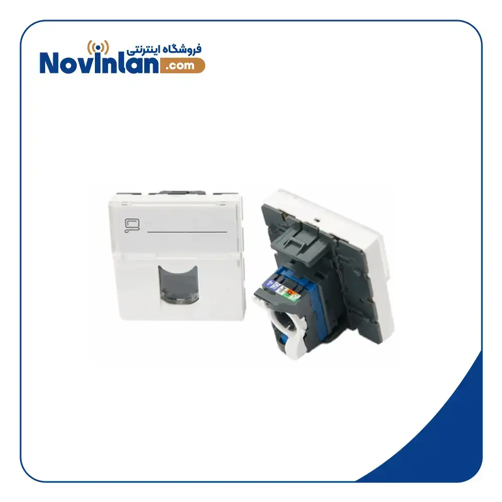 کیستون شبکه لگراند CAT6 UTP پهن