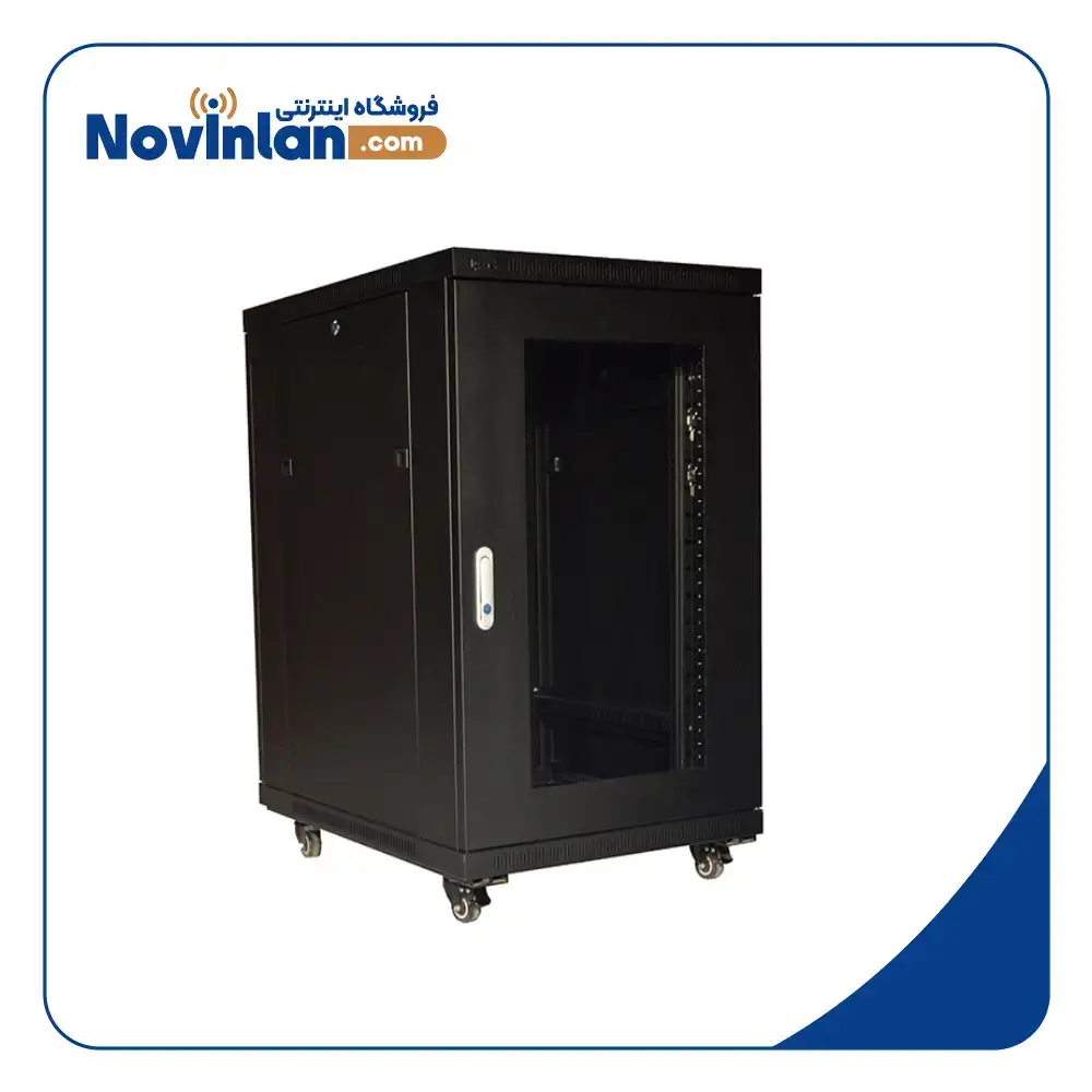 رک چرخ دار 18 یونیت عمق 60 سانت الگونت پیشرفته