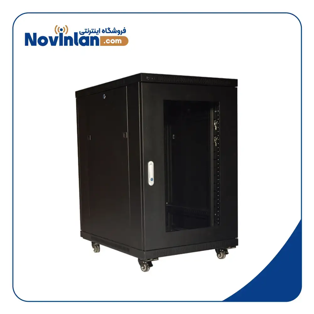 رک چرخ دار 18 یونیت عمق 80 سانت الگونت پیشرفته