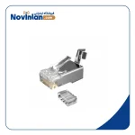 سوکت شبکه شانه دار CAT6 SFTP نقره ای