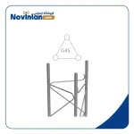 دکل مهاری G45 سه وجهی با متعلقات