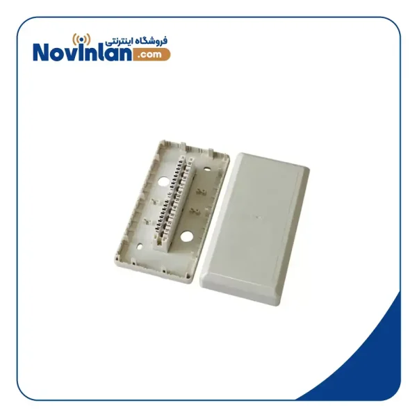 پست 10 زوج پلاستیکی روکار کامل