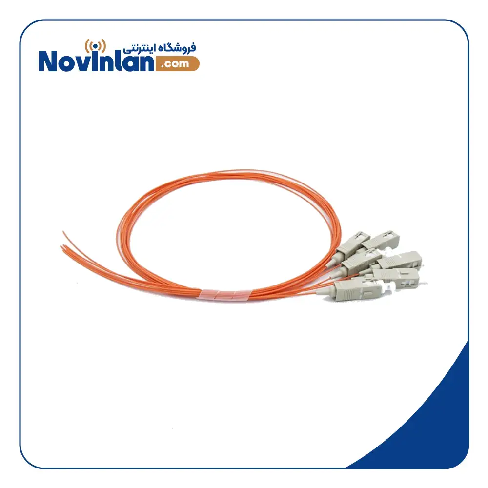 Pigtail MM 1.5m SC پیگتیل فیبر نوری SC مالتی مود 50125 متراژ 1.5 متر