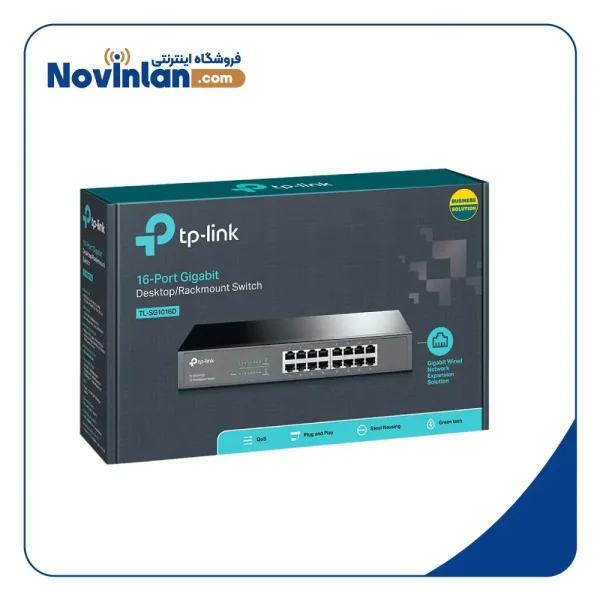 سوئیچ 16 پورت گیگ رکمونت تی پی لینک مدل TL-SG1016D