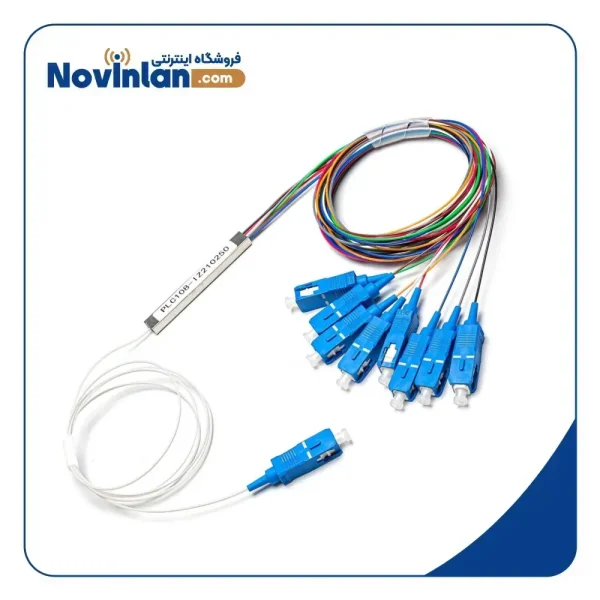 اسپلیتر فیبر نوری 1 به 8 قلمی SC UPC