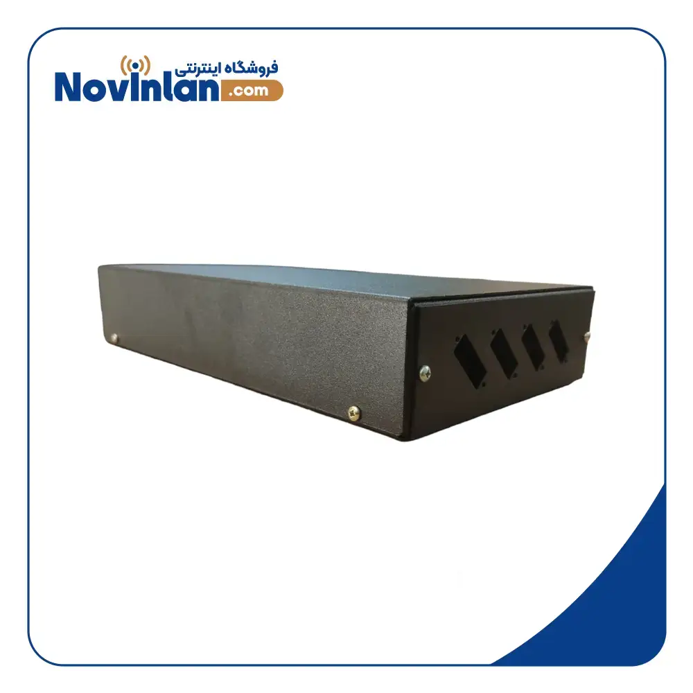 پچ پنل فیبر نوری 4 پورت SC داپلکس - دیواری