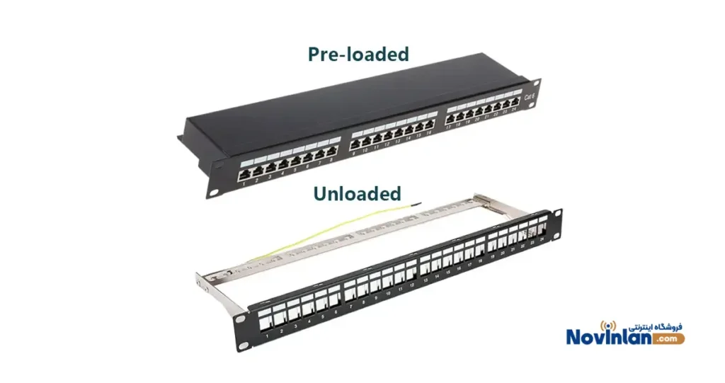 پچ پنل شبکه لودد و آنلودد | نوین لن | novinlan