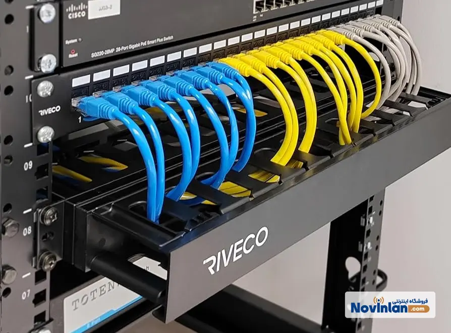 انواع پچ پنل شبکه | نوین لن | novinlan