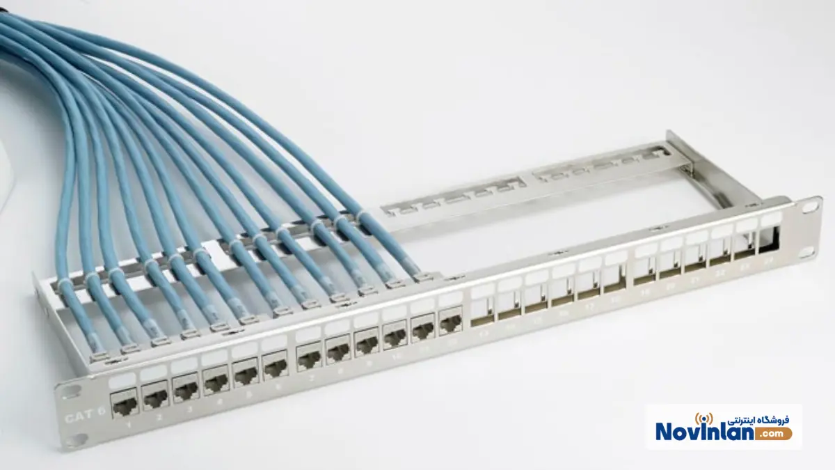 انواع پچ پنل شبکه | نوین لن | novinlan